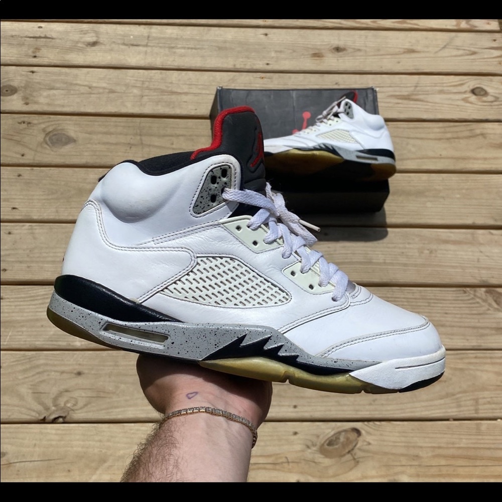 jordan 5 white cement size 11
